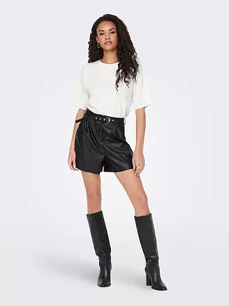 ONLY | Shorts in Lederoptik ONLHEIDI | 